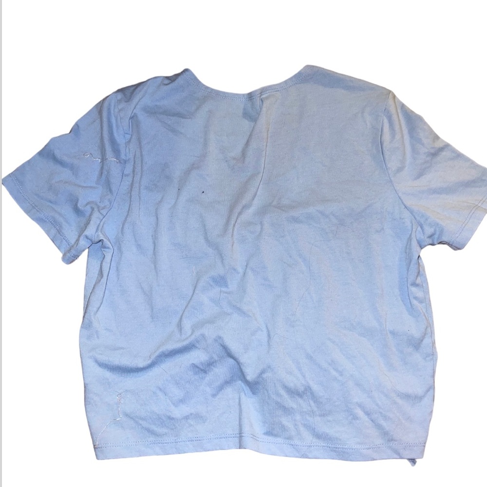 Blue Crop Top - Picture 2 of 2